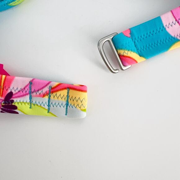 Victoria’s Secret aquarium tropical print bikini top 34B - Picture 4 of 6